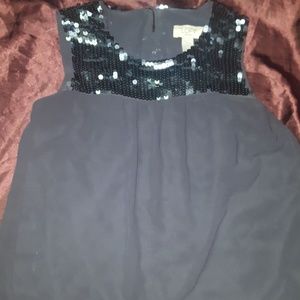 Beautiful blue sequence shirt